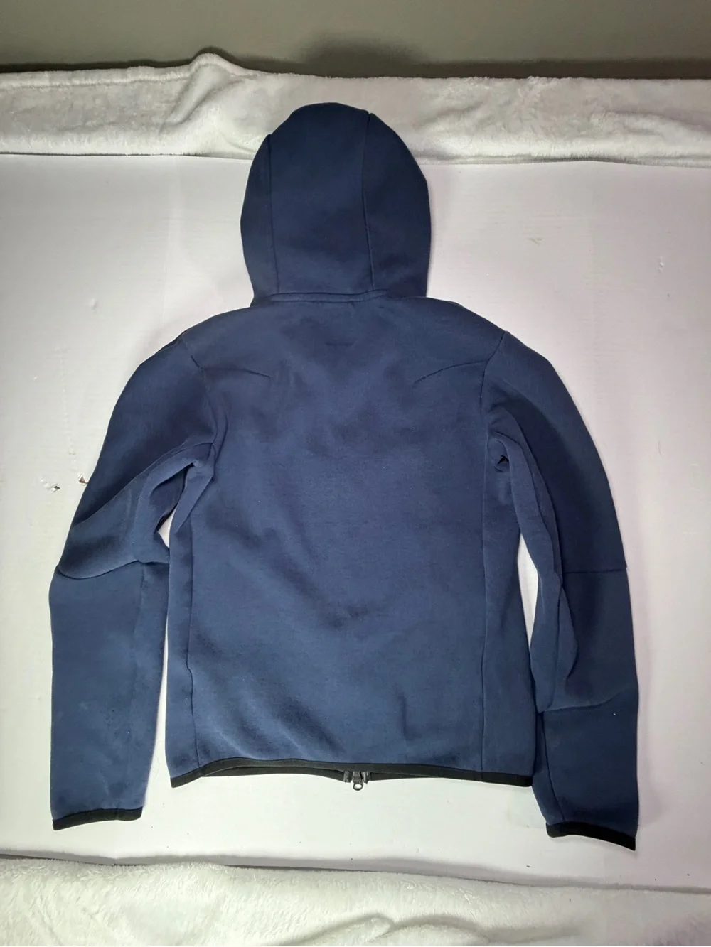 Nike Navy Blue Zip Hoodie with Hood